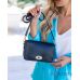 Купить маленькую женскую сумочку из черной кожи с перекидом онлайн оптом и в розницу в Украине - арт.6622_1