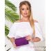 Купить женский клатч из фиолетовой замши в форме трапеции в интернет-магазине Ownstore в Украине - арт.7680_4