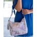 Купить женскую кожаную сумку-мешок нежно-розовую с чешуйками онлайн оптом и в розницу в Украине- арт.8062_2