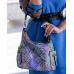 Купить женскую сумку с карманами из лазера в ромбах черную оптом и в розницу в Украине - арт.923_1
