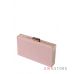 Купить замшевый клатч-коробку пудровый с золотой фурнитурой в интернет-магазине в Украине - арт.3002_1