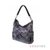 Купить женскую сумку с карманами из лазера в ромбах черную в интерне-магазине - арт.923_1