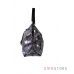 Купить женскую черную прямоугольную сумку из лазера в ромбах в интернет-магазине в Украине - арт.924_3