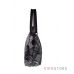 Купить женскую черную сумку на двух ручках из лазера в ромбах оптом и в розницу в Украине - арт.962_1