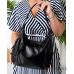 Купити жіночу шкіряну чорну сумку з кишенями в інтернет-магазині в Україні- арт.8222_2