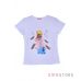 Купить котоновую футболку женскую белую впереди с  рисунком в интернет-магазине в Украине - арт.001-2_3