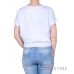 Купить  белую котоновую женскую футболку с вышивкой впереди в интернет-магазине в Украине- арт.961_1