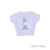 Купить белую котоновую женскую футболку с вышивкой впереди в интернет-магазине в Украине  - арт.962_3