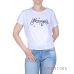 Купить футболку котоновую белую женскую с вышивкой впереди в интернет-магазине в Украине - арт.980_3