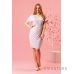 Купить легкое женское батальное платье в горошек в интернет-магазине в Украине - арт.1121_1