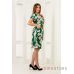 Купить легкое зеленое батальное женское платье в интернет-магазине в Украине - арт.1121_2