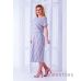 Купить женское льняное платье в бежевую полоску в интернет-магазине в Украине - арт.1124_1