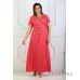 Купить летнее женское платье на запах красное в горошек в интернет-магазине в Украине - арт.1128_4