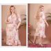 Купить батальное укороченное розовое женское платье  на запах в интернет-магазине в Украине - арт.1145_1
