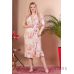 Купить батальное укороченное розовое женское платье  на запах в интернет-магазине в Украине - арт.1145_3