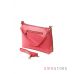 Купить лаковую женскую сумочку  хобо розовую - арт.62191_3