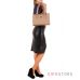 Купить женскую сумку - поцелуй лаковую бежевую Farfalla Rosso - арт.61450_2