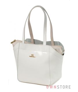 Купить белую кожаную женскую сумку Farfalla Rosso - арт.91347