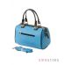 Купить женскую сумку - саквояж Велина Фабиано голубую с вышивкой "Ирис" - 69923-12_3