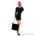 Купить женскую сумку из натуральной замши с накладными карманами черную в интернет-магазине в Украине - арт.7128_3