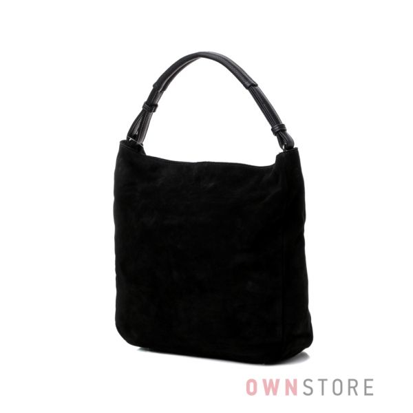 Купить сумку-мешок женскую замшевую на одной ручке онлайн - арт.717