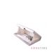 Купить клатч женский серебряный парчовый плоский в интернет-магазине в Украине - арт.09837_2