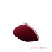 Купить женский замшевый клатч бордовый с набивными цветами в интернет-магазине в Украине - арт.10030_3