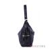 Купить  женскую сумку из черного лазера с карманами по бокам в интернет-магазине в Украине - арт.6005_2