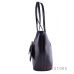 Купить женскую черную  кожаную сумку со съемным карманом в интернет-магазине в Украине - арт.75_2