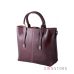 Купить женскую кожаную коричневую сумку со строчкой в интернет-магазине в Украине - арт.872_2
