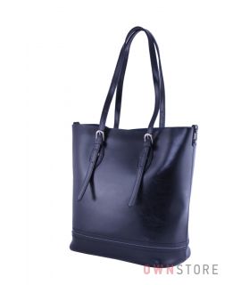 Купить онлайн сумку женскую черную из натуральной кожи - арт.9005