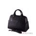 Купить кожаную женскую сумку саквояж черную с иероглифами в интернет-магазине в Украине - арт.9015_2