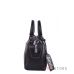 Купить женскую сумку-саквояж из черной кожи со строчками в интернет-магазине в Украине - арт.9650_2