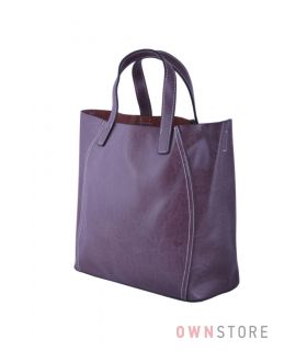 Купить онлайн сумку женскую из натуральной кожи фрезовую - арт.99912