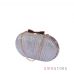 Купить женский серебряный клатч-ракушку из парчи в интернет-магазине в Украине - арт.443_2