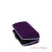 Купить женский клатч из фиолетовой замши в форме трапеции оптом и в розницу в Украине - арт.7680_1