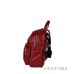 Купить красный женский рюкзак из кожи маленький с накладным карманом в интернет-магазине в Украине - арт.373_2