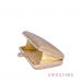 Купить золотой женский  клатч с кольцом на застежке и в стразах в интернет-магазине в Украине - арт.17832_1