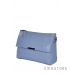 Купить женскую сумочку из кожи с декоративным клапаном нежно-голубую в интернет-магазине в Украине - арт.2044_2