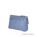 Купить женскую сумочку из кожи с декоративным клапаном нежно-голубую в интернет-магазине в Украине - арт.2044_4