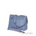 Купить женскую сумочку из кожи с декоративным клапаном нежно-голубую в интернет-магазине в Украине - арт.2044_5