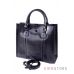 Купить женскую сумку из серой кожи прямоугольную со строчками в интернет-магазине в Украине  - арт.206_1