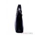 Купить женскую сумку из черной кожи прямоугольную со строчками оптом и в розницу в Украине - арт.206_2