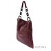 Купить женскую кожаную бордовую сумку большую прямоугольную в интернет-магазине в Украине - арт.260_2