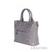 Купить классическую женскую сумку из серой перламутровой кожи в интернет-магазине в Украине  - арт.2937_2