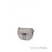 Купить сумочку женскую кожаную миниатюрную бежевую с заклепками  в интернет-магазине в Украине - арт.3005