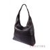 Купить  женскую сумку треугольную из натуральной черной замши и кожи в интернет-магазине в Украине - арт.346_2