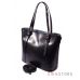 Купить кожаную женскую сумку прямоугольную черную  в интернет-магазине в Украине - арт.502_3