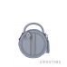 Купить круглую сумочку женскую из серо-голубой кожи в интернет-магазине в Украине - арт.6900_1