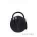Купить женскую круглую сумочку из черной кожи в интернет-магазине в Украине - арт.6900_1